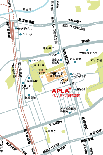 APLA事務所周辺地図